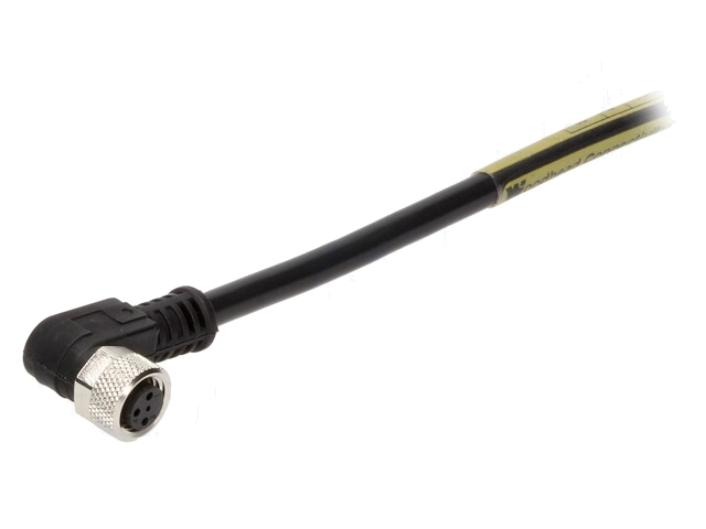 Connector: M8; vrouwelijk; PIN: 3; hoek van 90 °; met kabel; 3A Connector: M8; vrouwelijk; PIN: 3; hoek van 90 °; met kabel; 3A